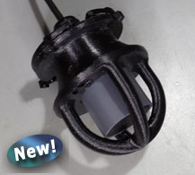 photo of hydrophone protection cage and noise reducer for CR1 and SQ26-08 hydrophones