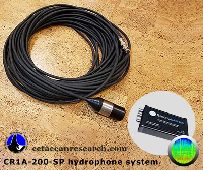 photo of the CR1-200-SP hydrophone system