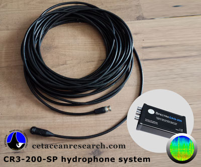 photo of the CR3-200-SP hydrophone system